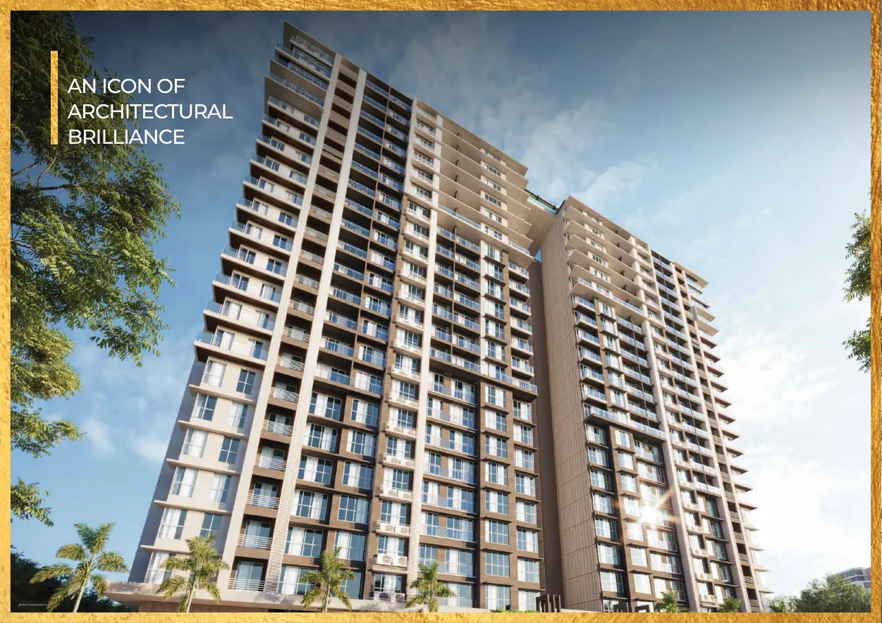 The Views building elevation from supplied project brochure, artist impression