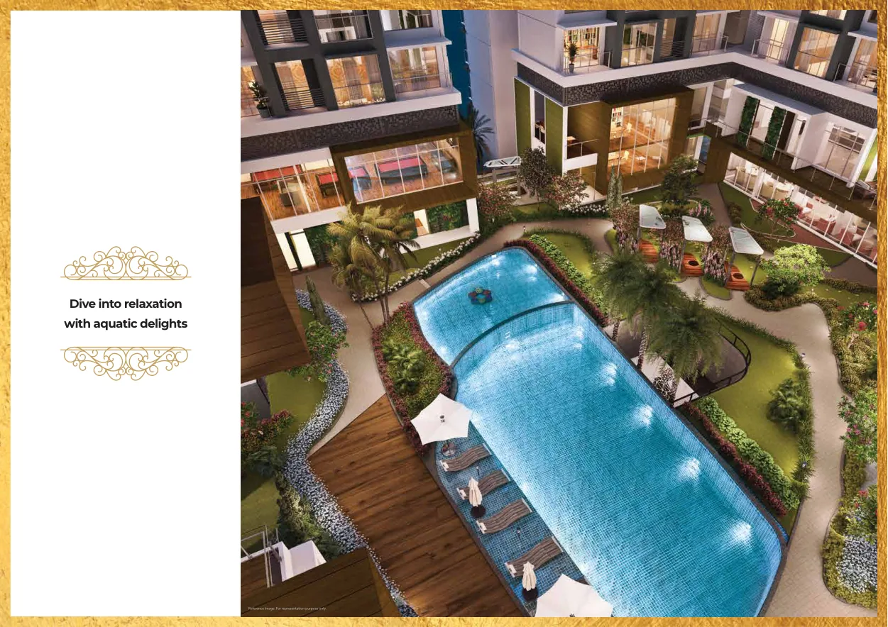 Swimming pool visual from supplied brochure